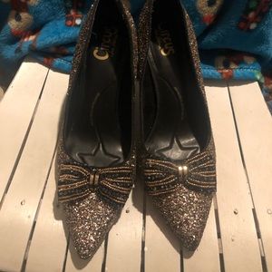 Torrid Glitter Heels with Bow